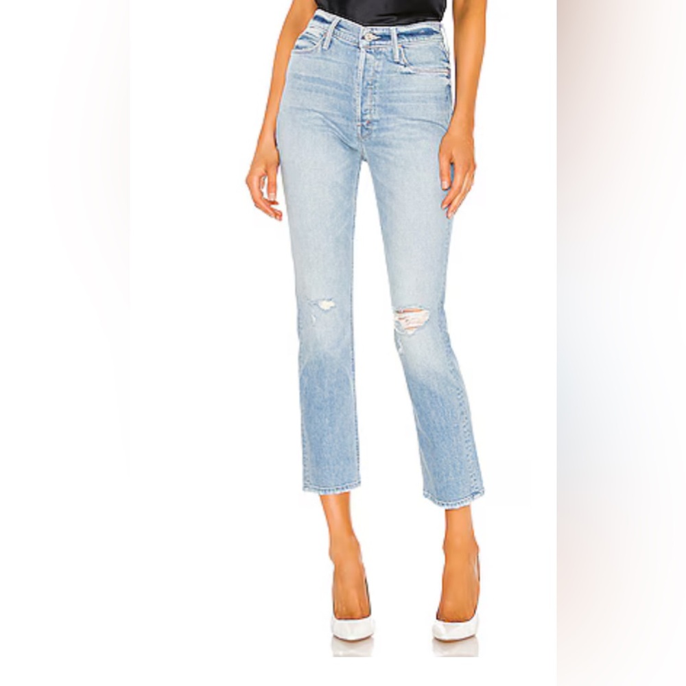 Mother The Mid Rise Dazzler Ankle Jeans Size 29